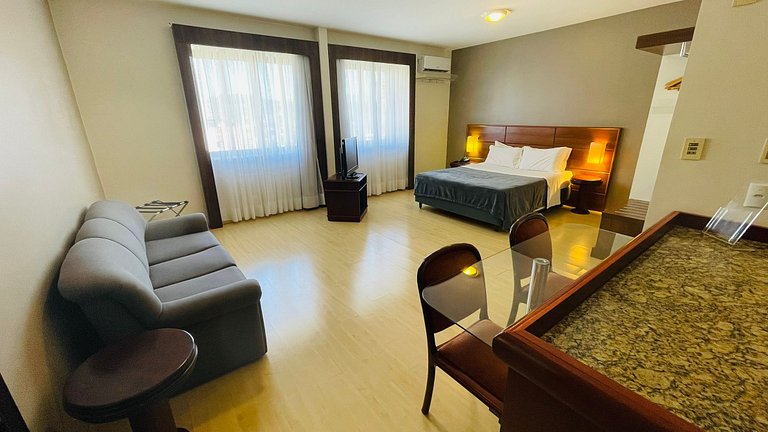 Apartamento tipo estúdio no Centro de Joinville, SC