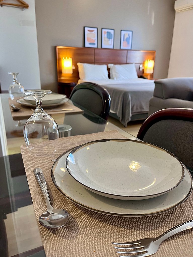 Apartamento tipo estúdio no Centro de Joinville, SC